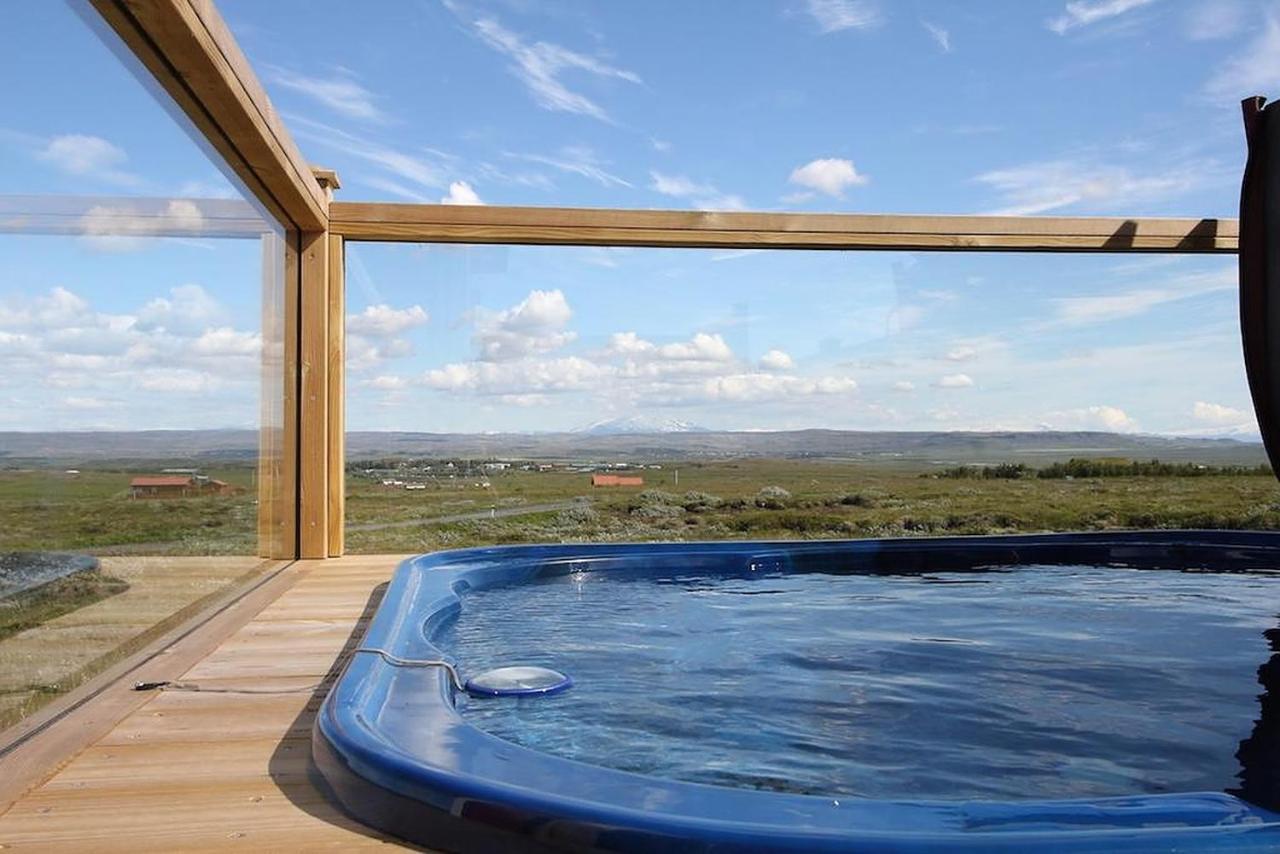 Blue View Cabin 1A With Private Hot Tub Reykholt (Southern Iceland) Exterior foto